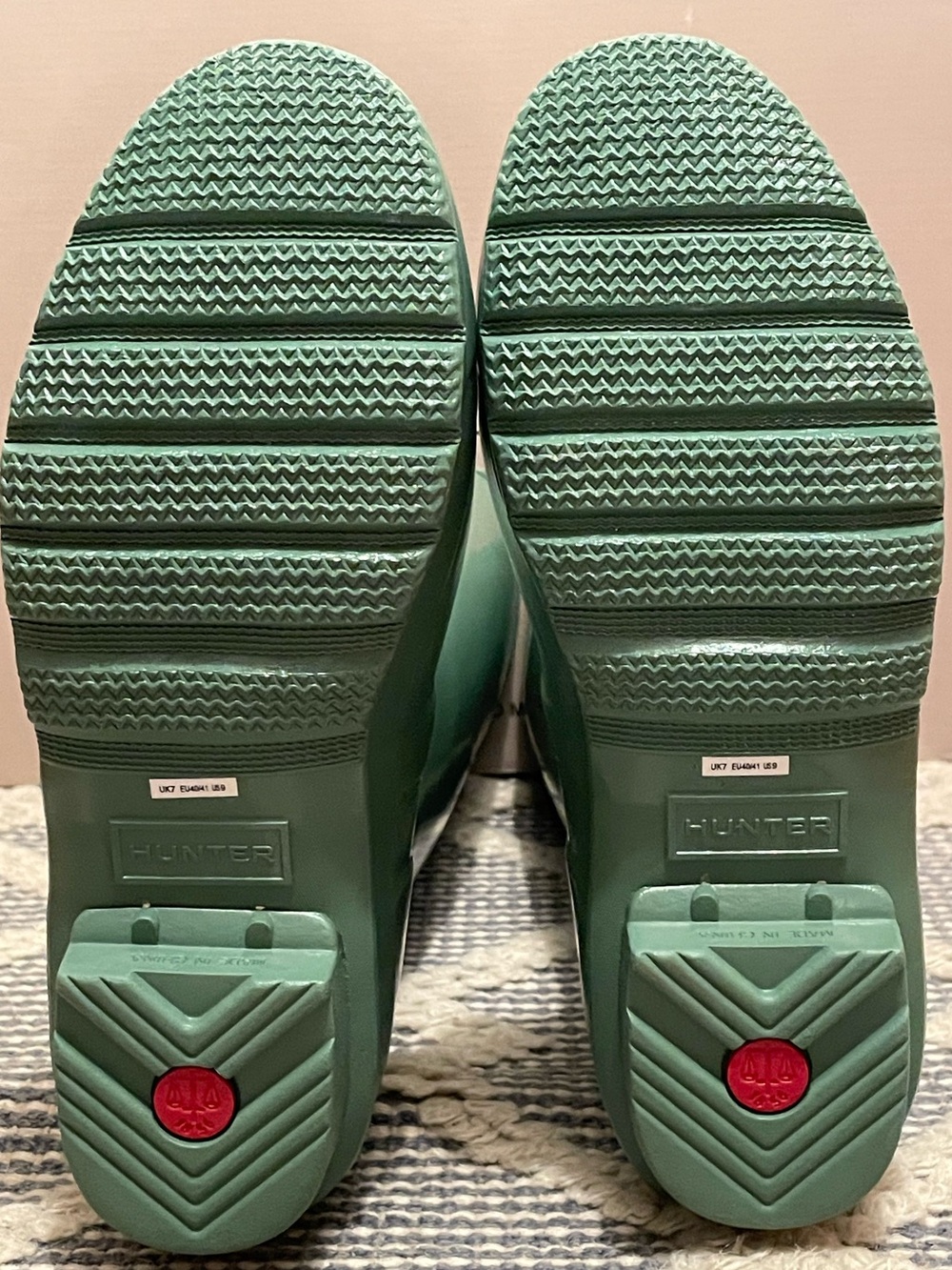 Hunter Original Adjustable Back, Tall Rain Boot, Succulent Green, Glossy NWT - Picture 5 of 7